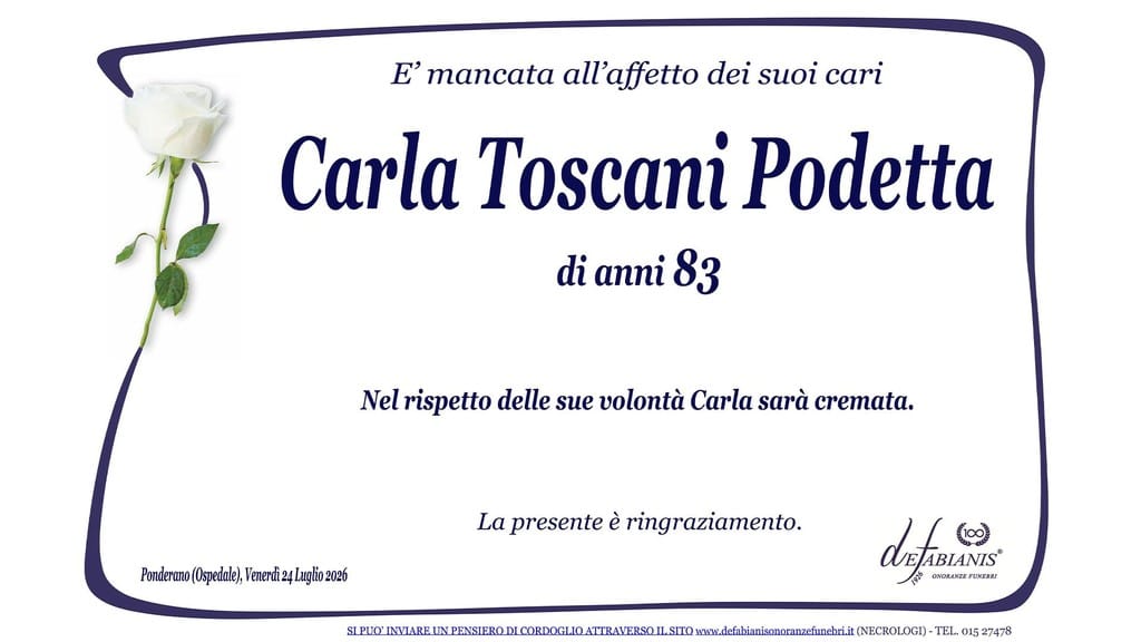 Carla Toscani Podetta