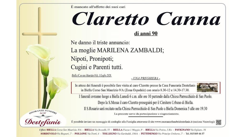 Claretto Canna