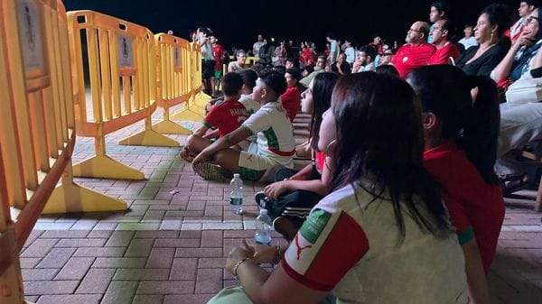 Marocco-Francia, al maxischermo festa senza vittoria