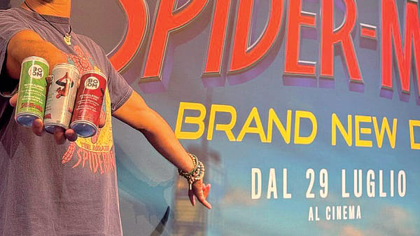 NaturalBoom, lattine in limited edition  per “Spider-Man: brand new day”