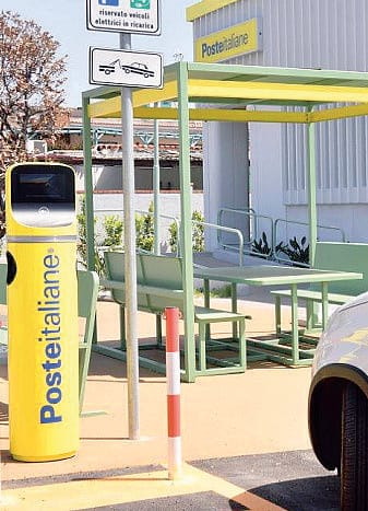 Poste Italiane: attive 9 nuove colonnine di ricarica