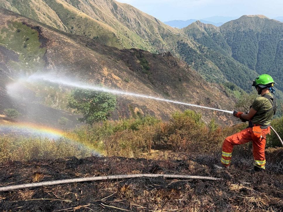 Spento l’incendio sul Monte Barone dopo 18 giorni