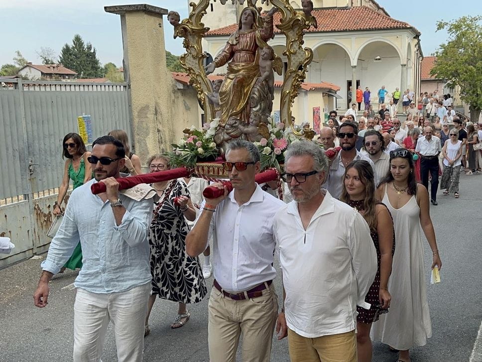In tanti a Torrazzo dalla Francia per la festa dell’Assunta. Foto