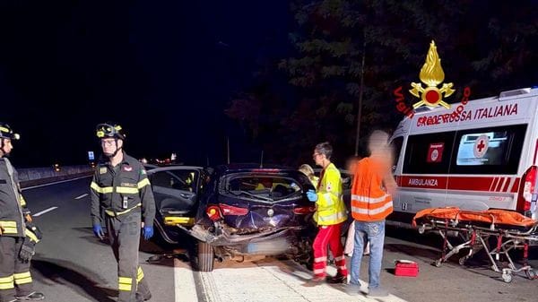 Incidente in superstrada, quattro feriti