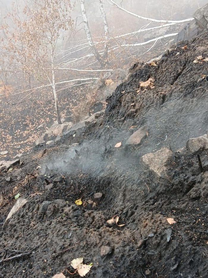 Le prime foto del Monte Barone dopo la distruzione dell’incendio