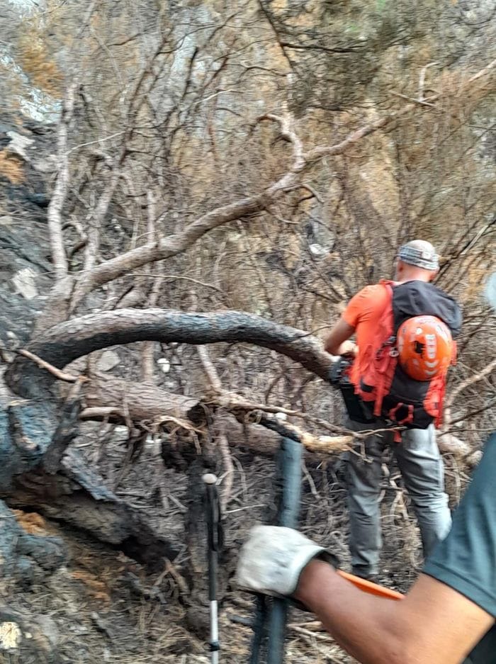 Le prime foto del Monte Barone dopo la distruzione dell’incendio