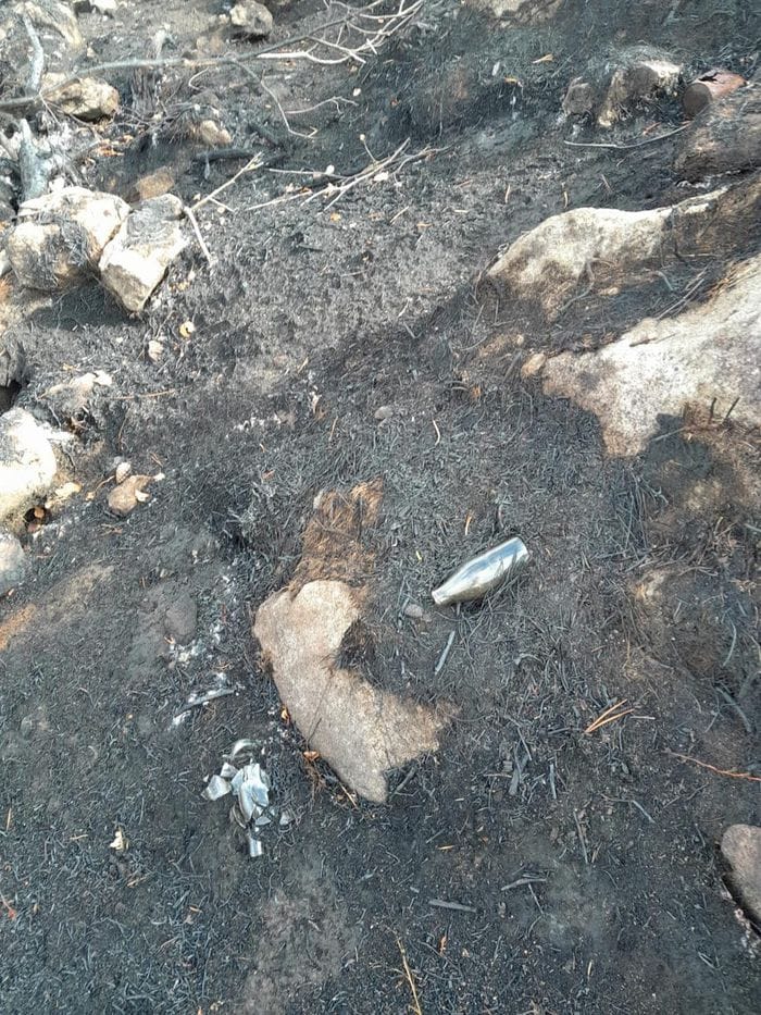 Le prime foto del Monte Barone dopo la distruzione dell’incendio