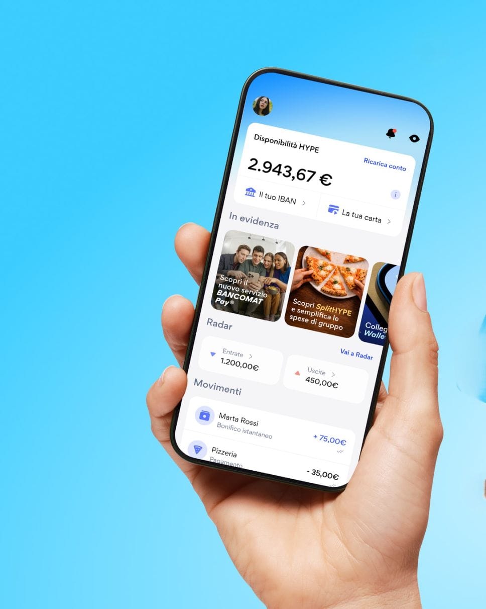 Hype integra Bancomat Pay e rafforza il proprio wallet per i pagamenti digitali