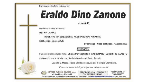 Eraldo Dino Zanone