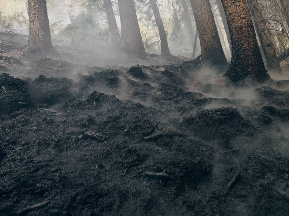 Incendio sul Monte Barone, a rischio baite, strade e case