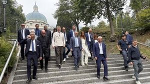 Il ministro della Cultura a Oropa: «Non c’è posto al mondo così». Delmastro: «Ridata dignità alla provincia profonda». Foto