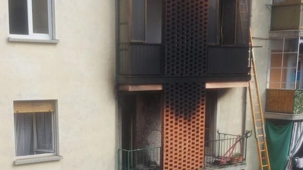 Esplode una bombola, condominio a fuoco a Pavignano