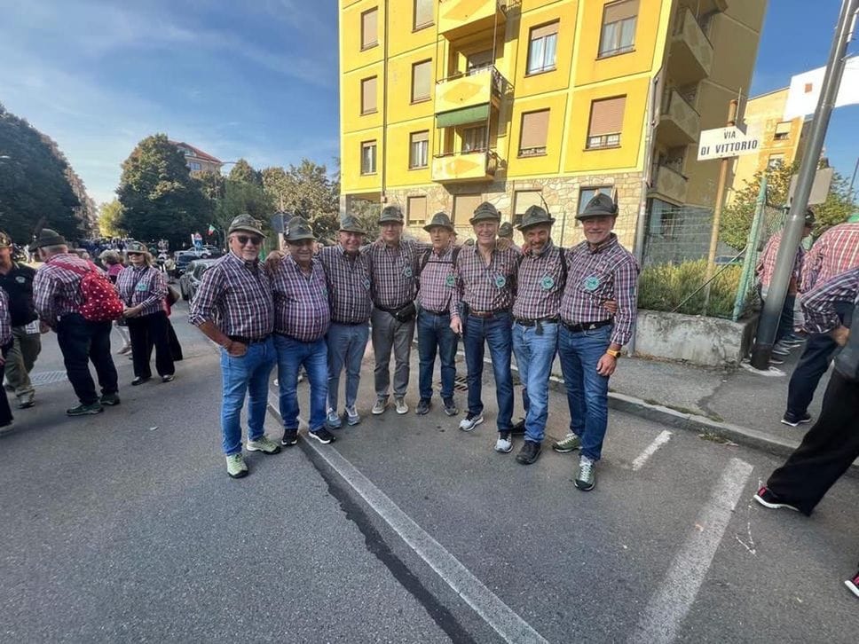 Gli alpini biellesi a Pinerolo per il raduno del 1° Raggruppamento. Le foto