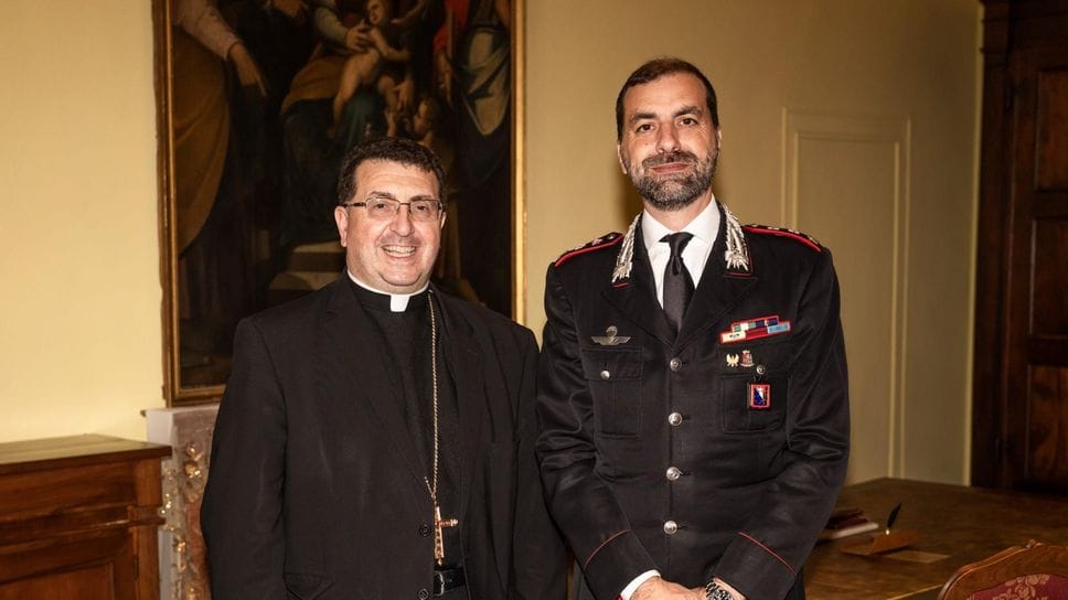 Il Vescovo ha incontrato il nuovo comandante dei carabinieri