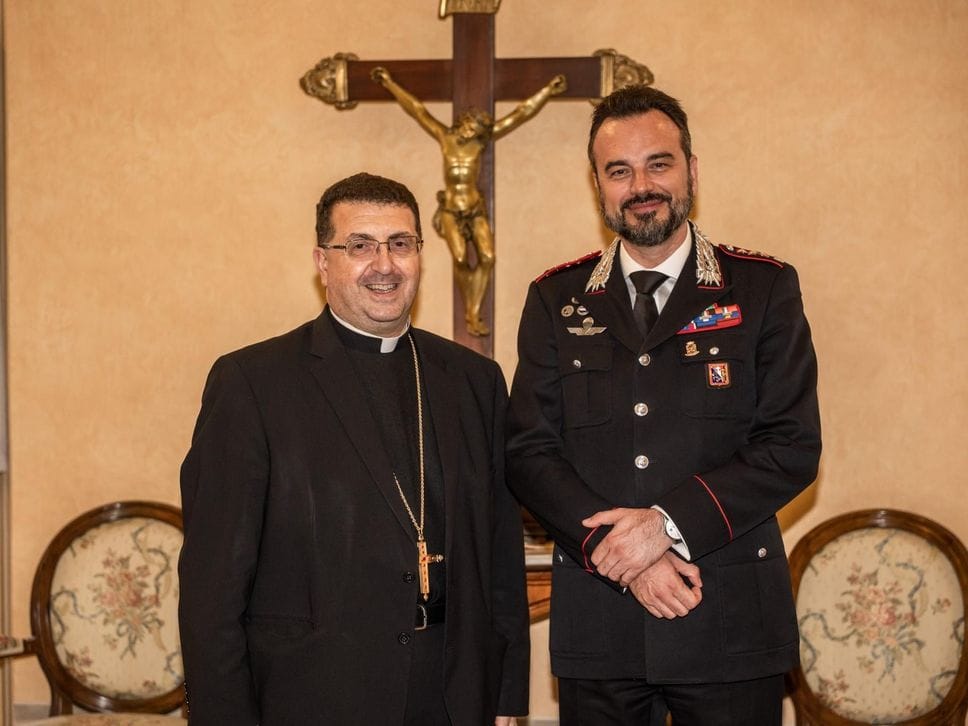 Il Vescovo ha incontrato il nuovo comandante dei carabinieri