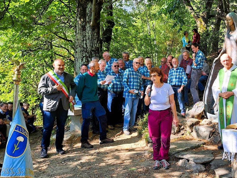 A Bagneri in tanti per la Madonna del Piumin