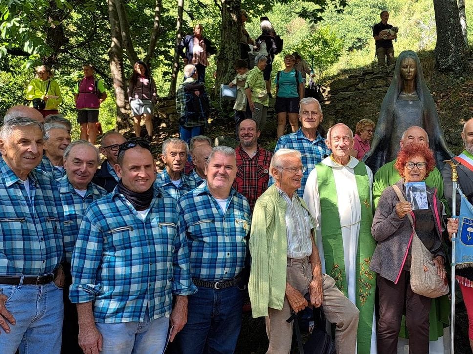 A Bagneri in tanti per la Madonna del Piumin