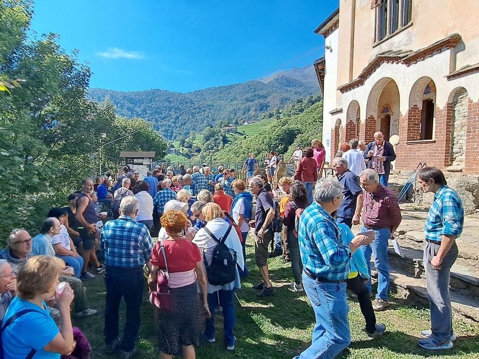 A Bagneri in tanti per la Madonna del Piumin