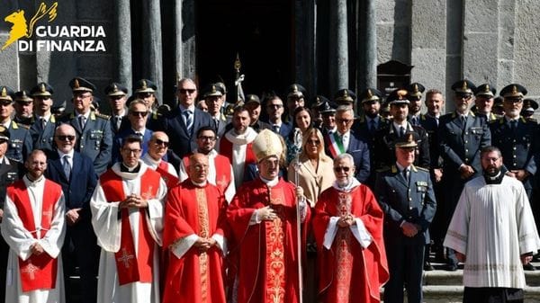 La festa del patrono della finanza a Oropa