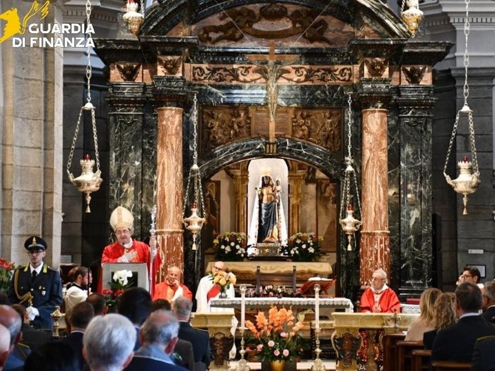 La festa del patrono della finanza a Oropa