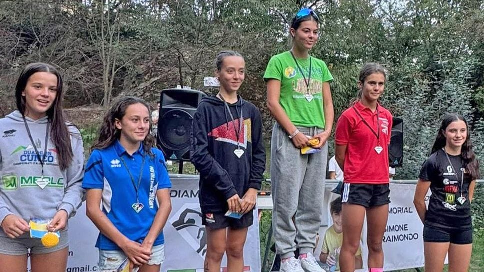 Cecilia Lorenzoni vince il triathlon di Avigliana