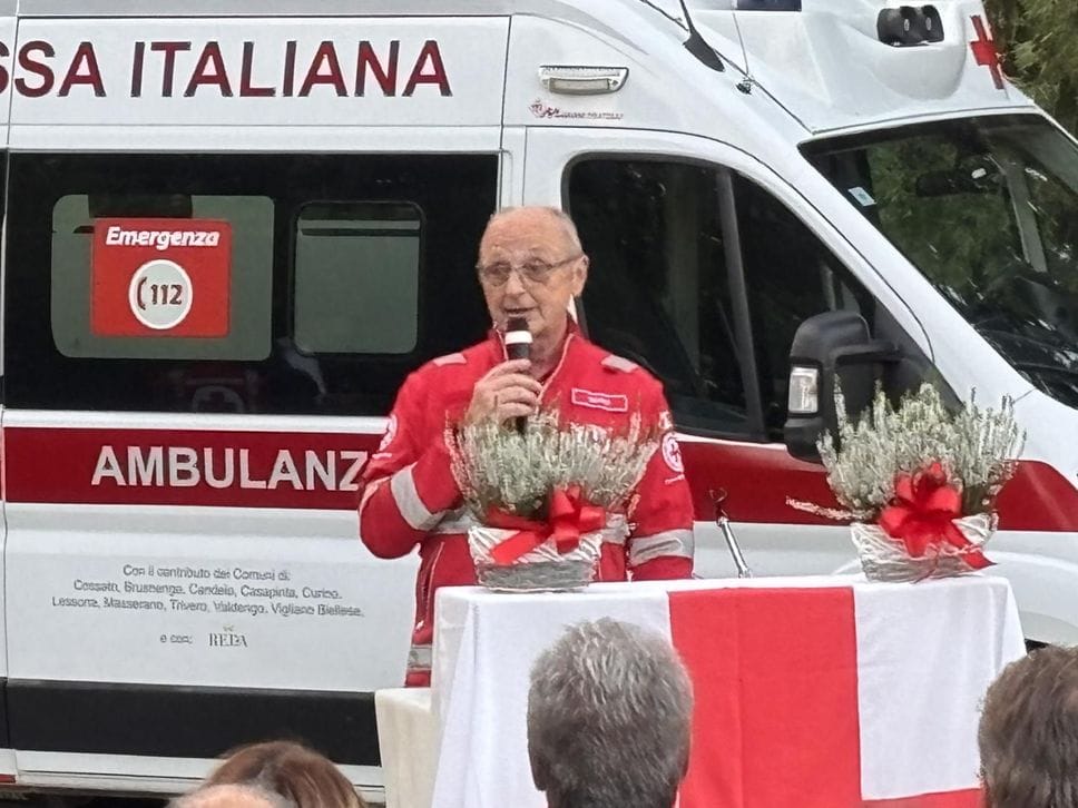 La Croce Rossa Italiana di Cossato ha una nuova ambulanza