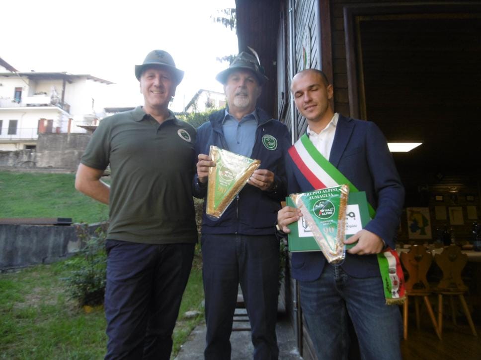 I 90 anni degli alpini di Zumaglia e l’intitolazione della sede a Egidio Bruschi