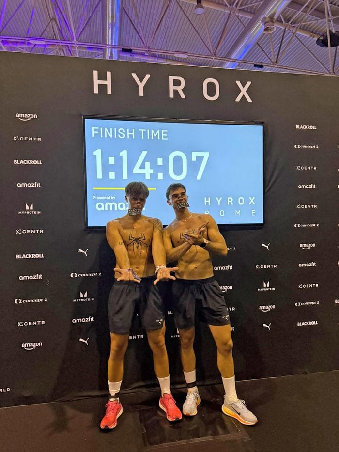 Dorzi, Faccioli e Franza all’Hyrox Rome