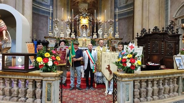 La festa per i 45 anni da parroco di don Adriano Bregolin