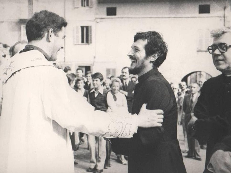 La festa per i 45 anni da parroco di don Adriano Bregolin